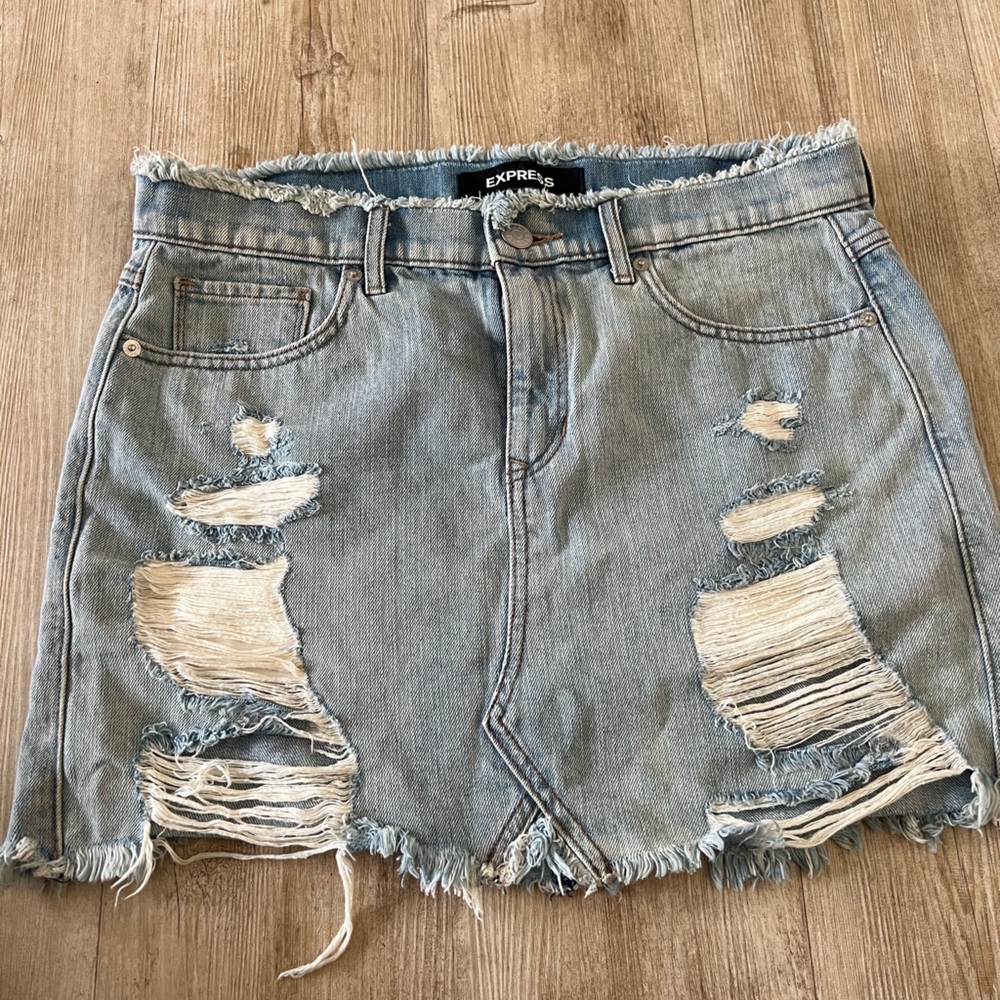 Jean skirt worn 1x to a concert!